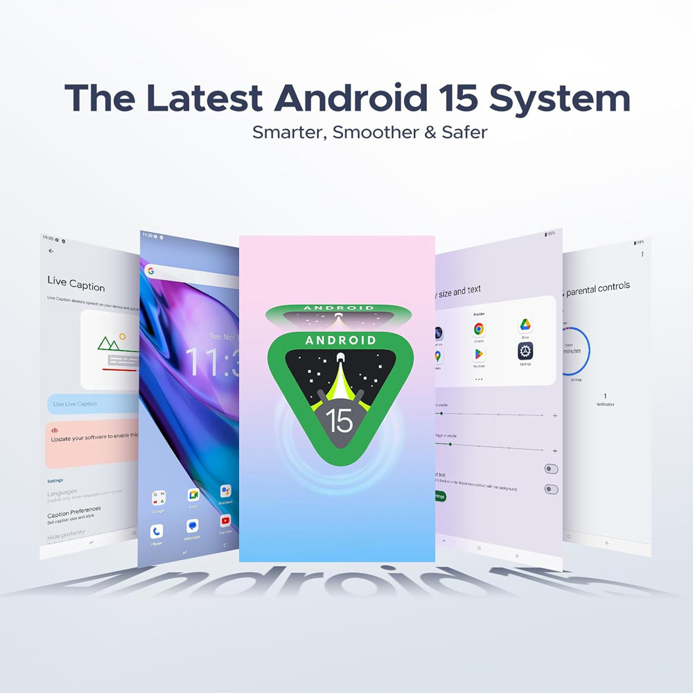 DOOGEE tablet Tab A9 Pro με πληκτρολόγιο/ποντίκι/στυλό αφής/θήκη, 10.1", 4/128GB, Android 15, 6580mAh, γκρι - Image 6