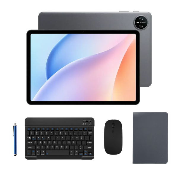 DOOGEE tablet Tab A9 Pro με πληκτρολόγιο/ποντίκι/στυλό αφής/θήκη, 10.1", 4/128GB, Android 15, 6580mAh, γκρι