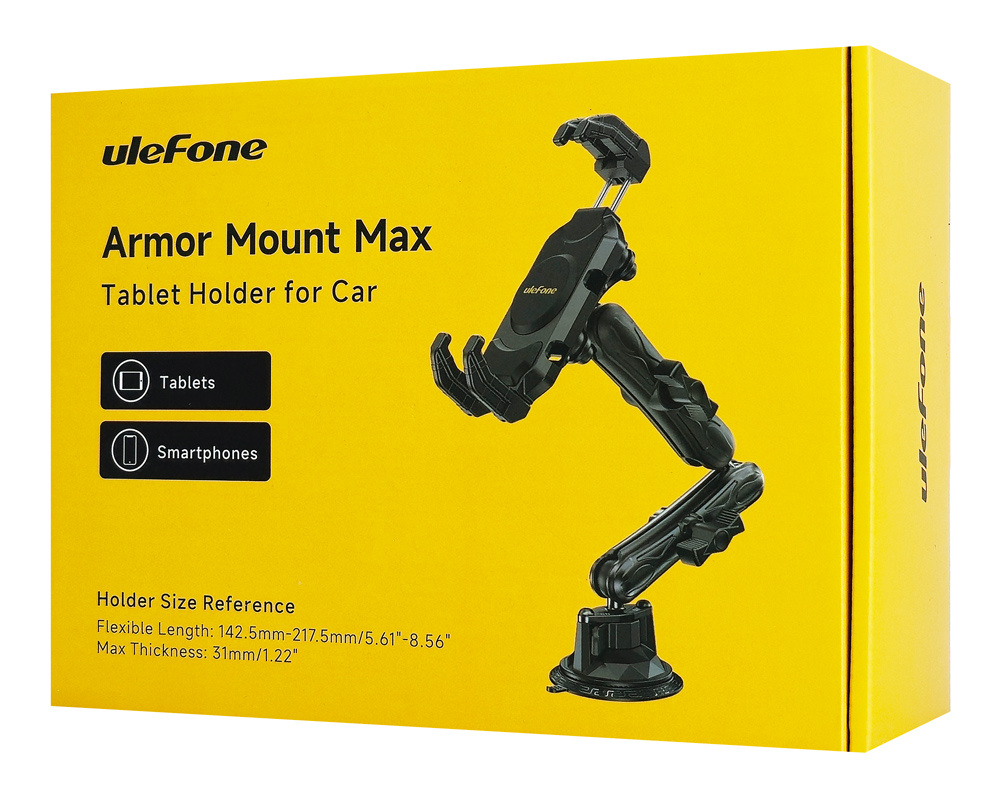 ULEFONE βάση tablet αυτοκινήτου UAN02 για ταμπλό, μαύρη - Image 8