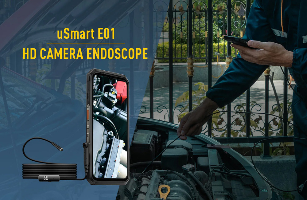 ULEFONE ενδοσκοπική κάμερα E01 για uSmart βύσμα, 1MP, IP67 - Image 2