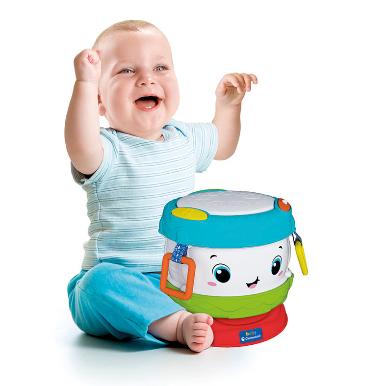 Baby Clementoni Βρεφικό Μουσικό Τύμπανο Με Δραστηριότητες Για 10-36 Μηνών - Image 3