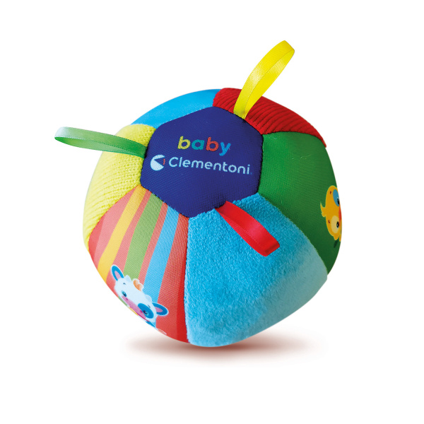 Alternative view of Baby Clementoni Βρεφικό Παιχνίδι Μουσική Μπάλα Με Ζωάκια Για 3+ Μηνών