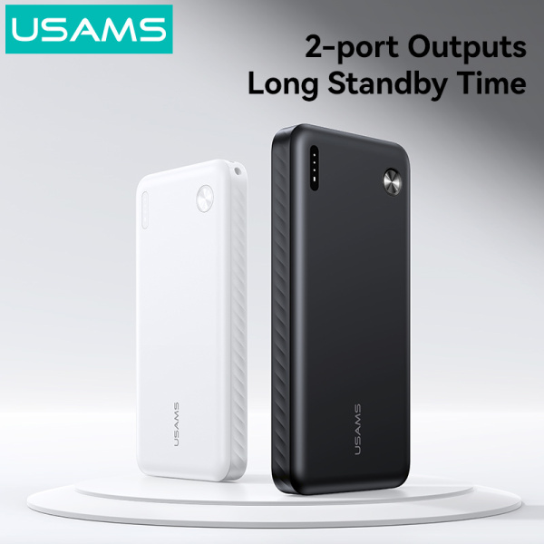 Alternative view of USAMS power bank CD253, 2x θύρες εξόδου, 10000mAh, 10W, μαύρο