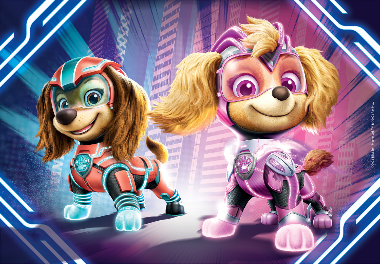 Clementoni Παιδικό Παζλ Super Color Nickelodeon Paw Patrol The Mighty Movie 2x20 τμχ - Image 3