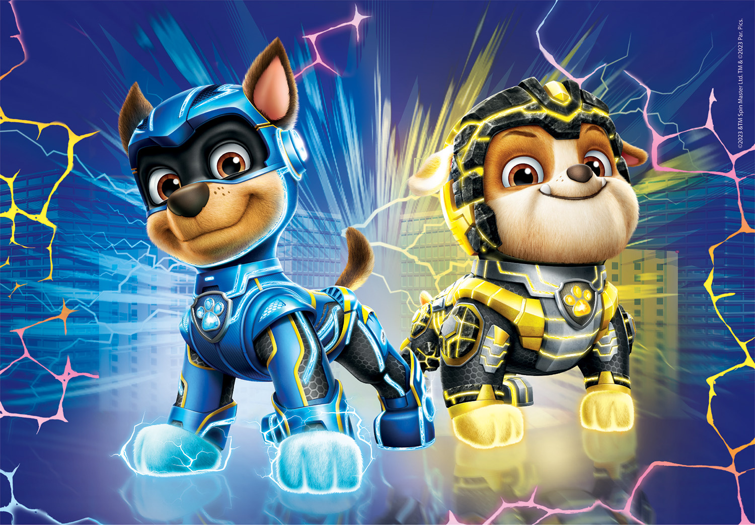 Clementoni Παιδικό Παζλ Super Color Nickelodeon Paw Patrol The Mighty Movie 2x20 τμχ - Image 4