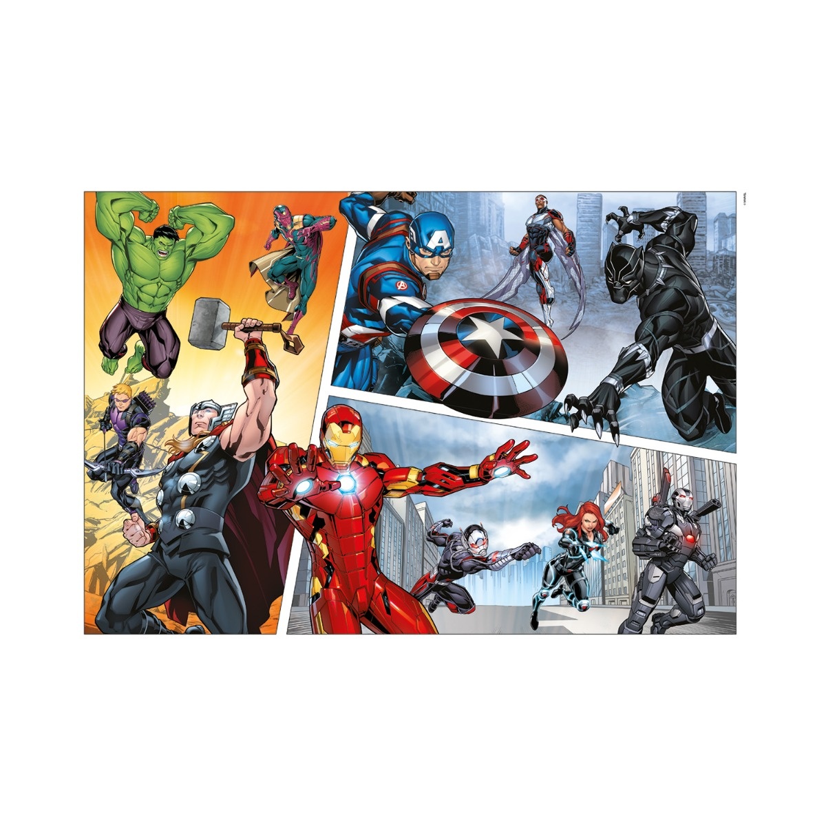 Clementoni Παιδικό Παζλ Super Color The Avengers 104 τμχ - Image 2