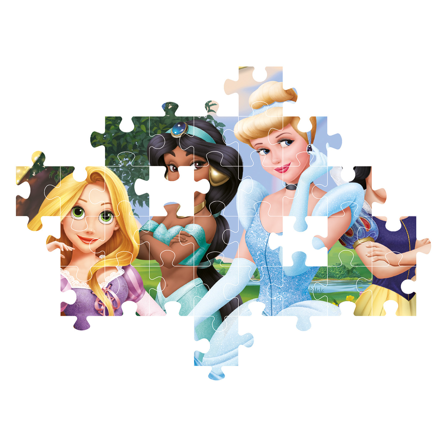 Clementoni Παιδικό Παζλ Super Color Disney Prinncess 104 τμχ - Image 3