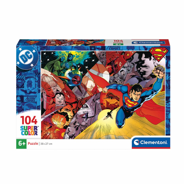Clementoni Παιδικό Παζλ Super Color Super-Man 104 τμχ