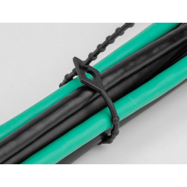 Alternative view of DELOCK reusable δεματικά καλωδίων 19568, 150x2.4mm, μαύρα, 100τμχ