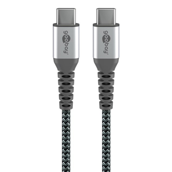 GOOBAY καλώδιο USB-C 49303, 60W, 480Mbps, 2m, μαύρο