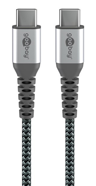 GOOBAY καλώδιο USB-C 49303, 60W, 480Mbps, 2m, μαύρο