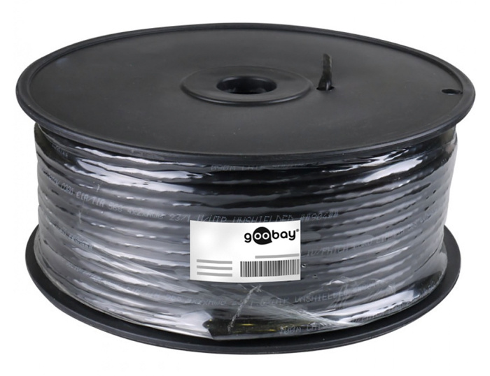 GOOBAY καλώδιο δικτύου 57294, CAT 5e F/UTP, CCA, έως 40m, 100m, μαύρο - Image 4