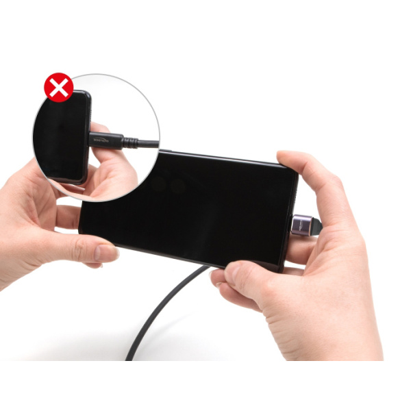 Alternative view of DELOCK αντάπτορας USB-C 60059, αρσενικό σε θηλυκό, 100W, 40Gbps, γκρι