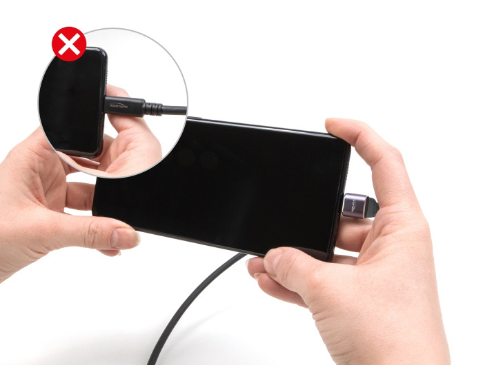 DELOCK αντάπτορας USB-C 60059, αρσενικό σε θηλυκό, 100W, 40Gbps, γκρι - Image 2