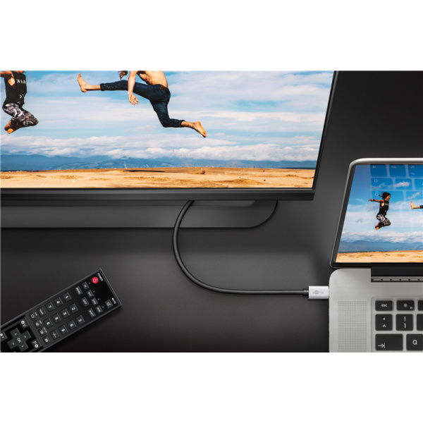 Alternative view of GOOBAY καλώδιο USB-C σε HDMI 60174, HDR, 8K, 4K/120Hz, 2m, μαύρο