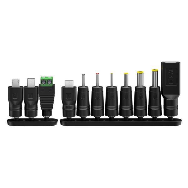 Alternative view of GOOBAY επιτοίχιος φορτιστής 64570, 3V-12V, 27W/2.25A, 12 tips