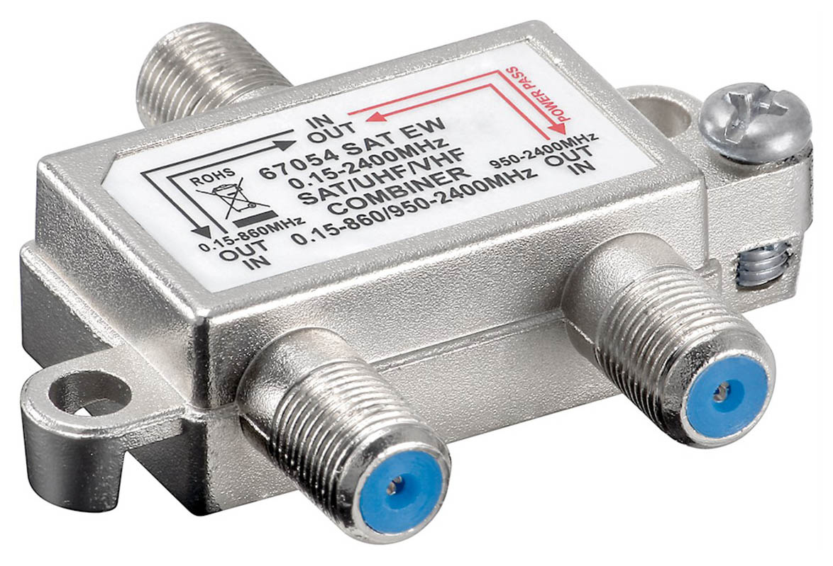 GOOBAY SAT-TV combiner 67054, 0.15 MHz - 2400MHz, 100dB - Image 2