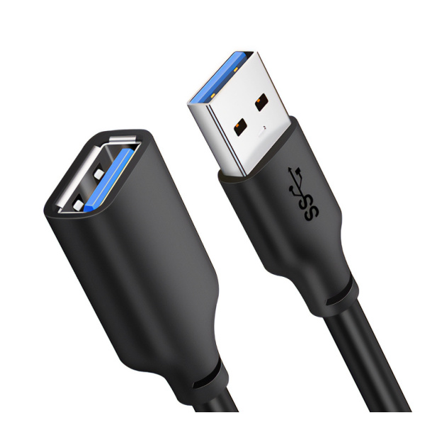 CABLETIME καλώδιο προέκτασης USB CT-C160-U3-AMAFN, 5Gbps, 1m, μαύρο