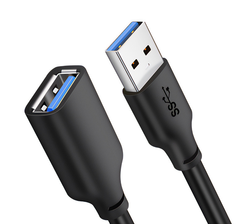 CABLETIME καλώδιο προέκτασης USB CT-C160-U3-AMAFN, 5Gbps, 2m, μαύρο