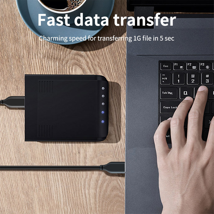 CABLETIME καλώδιο USB-C σε USB CT-C160-U33-CMAMN, 3A, 5Gbps, 3m, μαύρο - Image 2