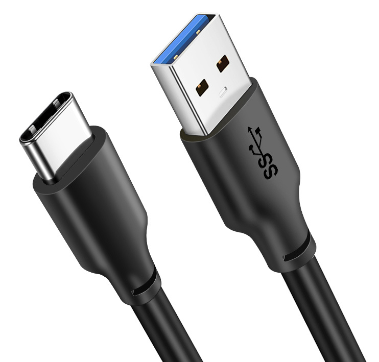 CABLETIME καλώδιο USB-C σε USB CT-C160-U33-CMAMN, 3A, 5Gbps, 3m, μαύρο