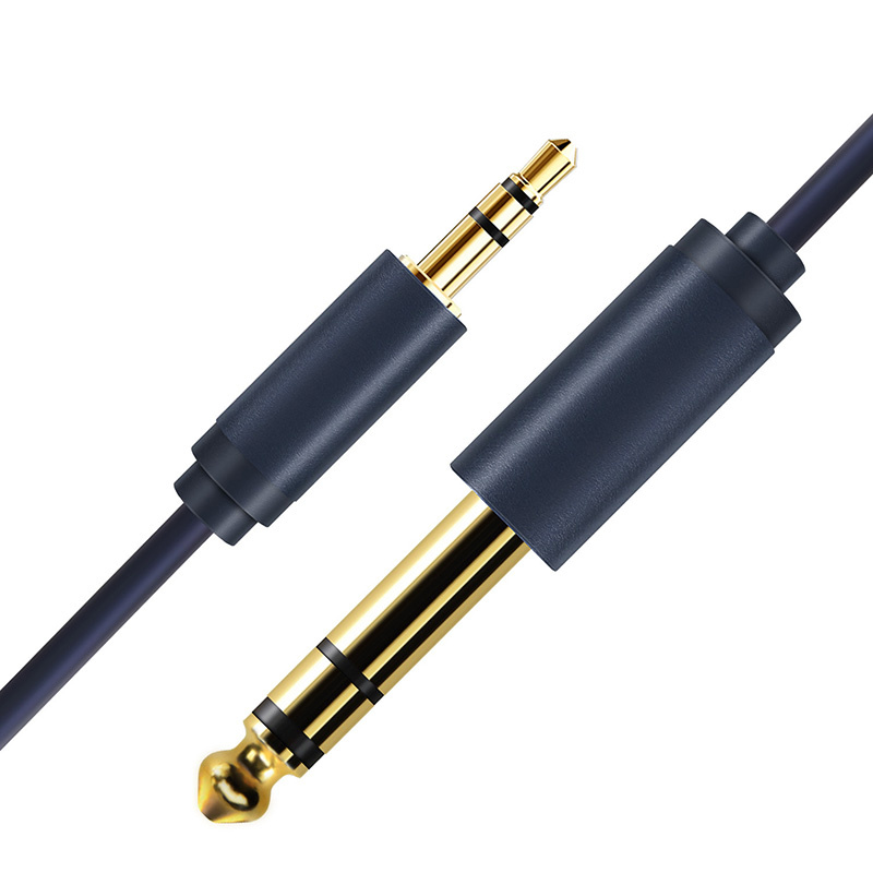 CABLETIME καλώδιο ήχου 3.5mm σε 6.3mm CT-AV321-H11G, 1.8m, μαύρο - Image 3