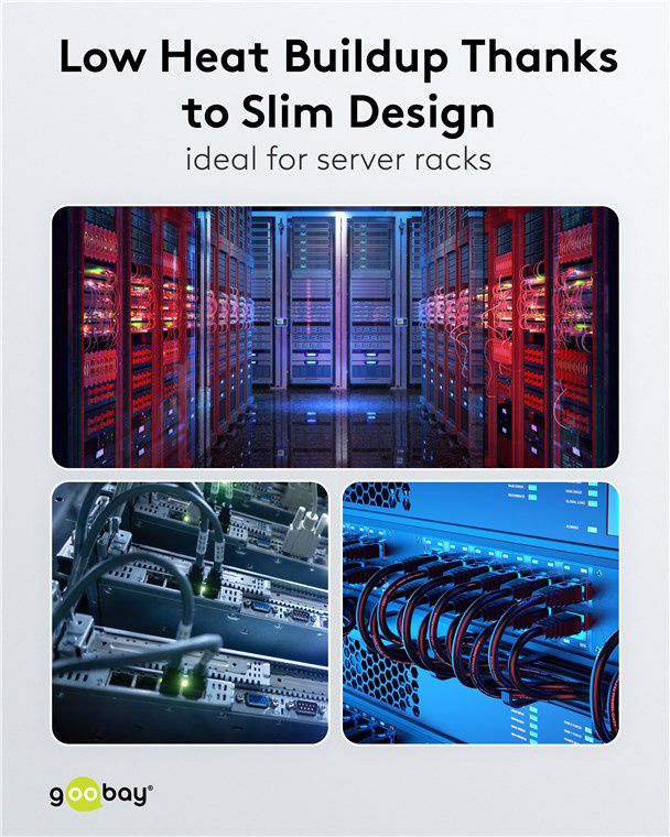 GOOBAY καλώδιο δικτύου 74352, CAT 8.1 U/FTP, ultra slim, copper, 40Gbps, 0.50m, μαύρο - Image 6
