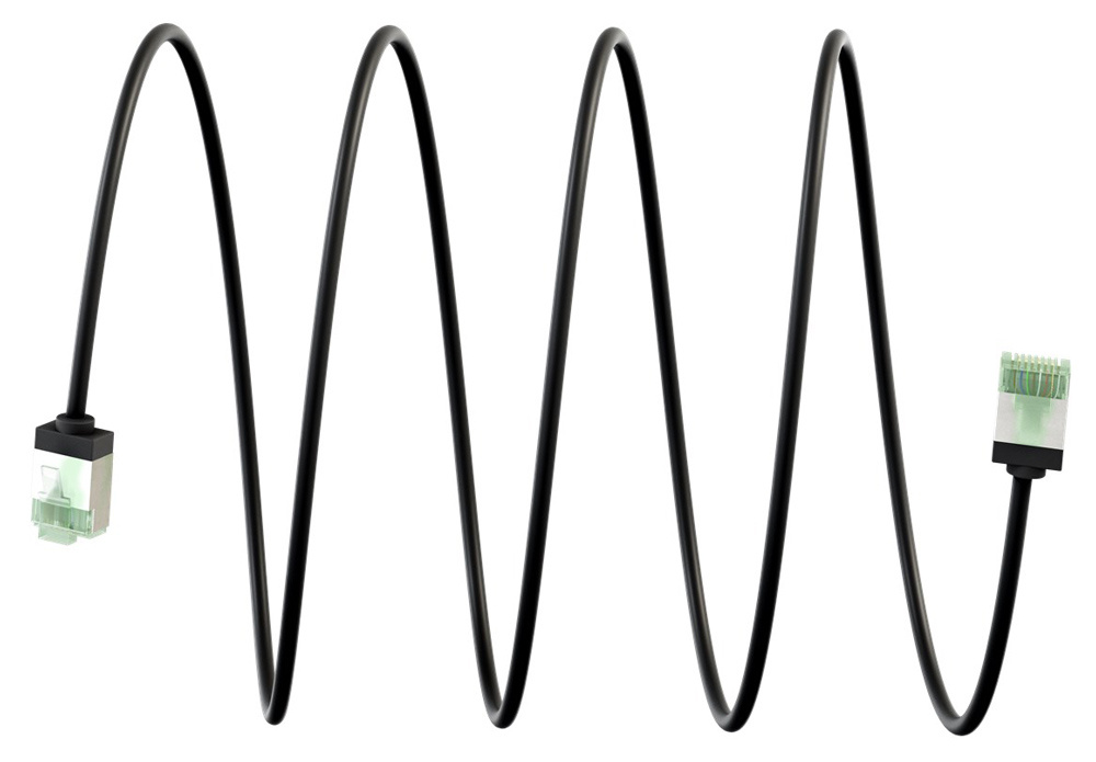 GOOBAY καλώδιο δικτύου 74352, CAT 8.1 U/FTP, ultra slim, copper, 40Gbps, 0.50m, μαύρο - Image 8