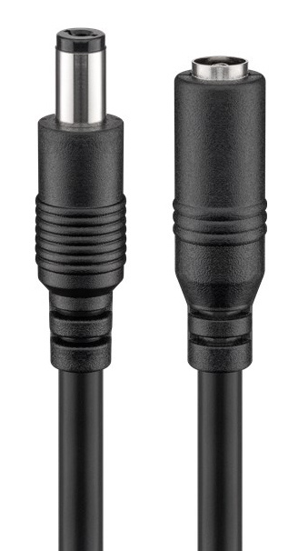 GOOBAY καλώδιο προέκτασης τροφοδοσίας 76635, 5.5x2.1mm, 1.5m, μαύρο - Image 7
