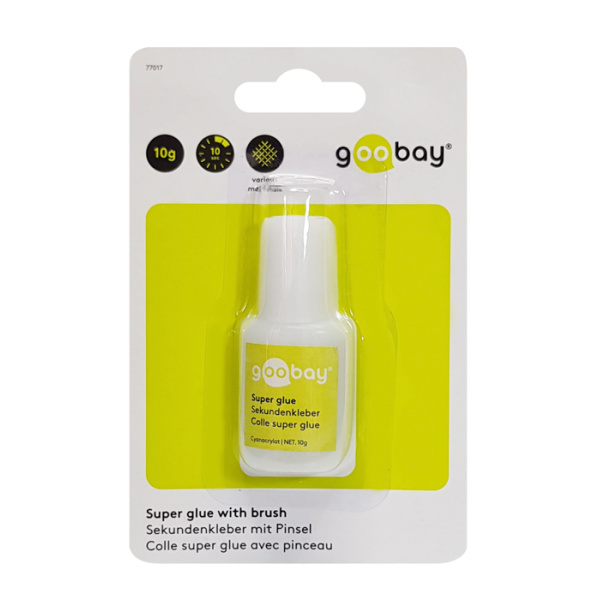 Alternative view of GOOBAY κόλλα Super Glue με πινέλο 77017, 10g