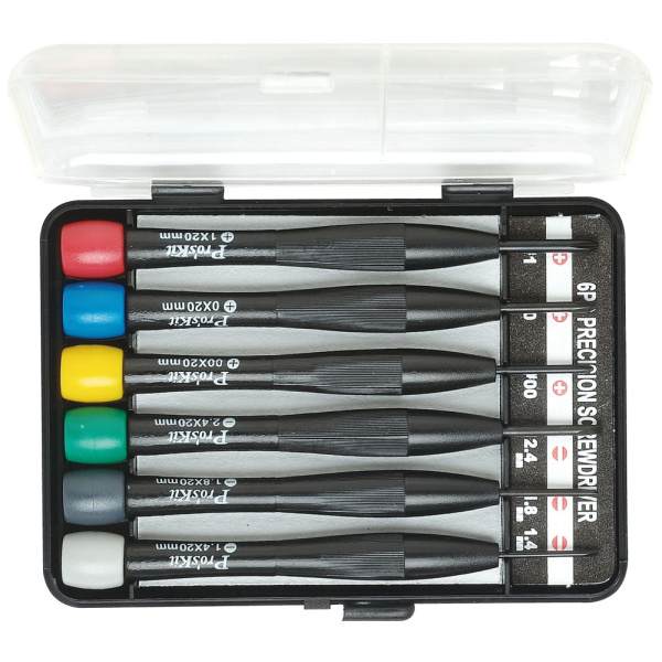 Alternative view of PROSKIT σετ κατσαβιδιών ακριβείας 8PK-2061 με θήκη, 6τμχ