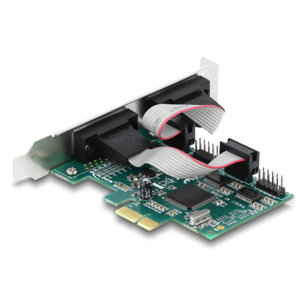 Alternative view of DELOCK κάρτα επέκτασης PCIe σε 4x RS-232 90410, 115.2Kbps