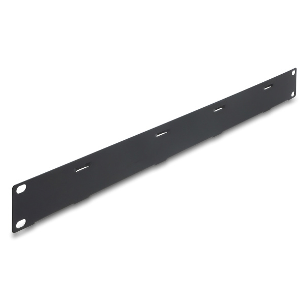 Alternative view of DELOCK cable management panel 91067 για rack 19", 1U, βάθος 44.2mm, μεταλλικό, μαύρο