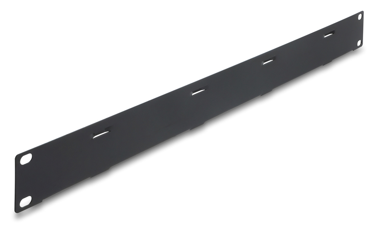 DELOCK cable management panel 91067 για rack 19", 1U, βάθος 44.2mm, μεταλλικό, μαύρο - Image 2