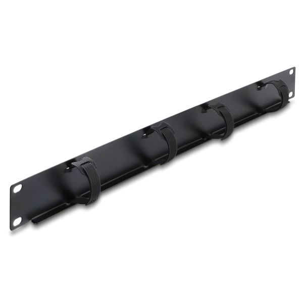 DELOCK cable management panel 91067 για rack 19", 1U, βάθος 44.2mm, μεταλλικό, μαύρο