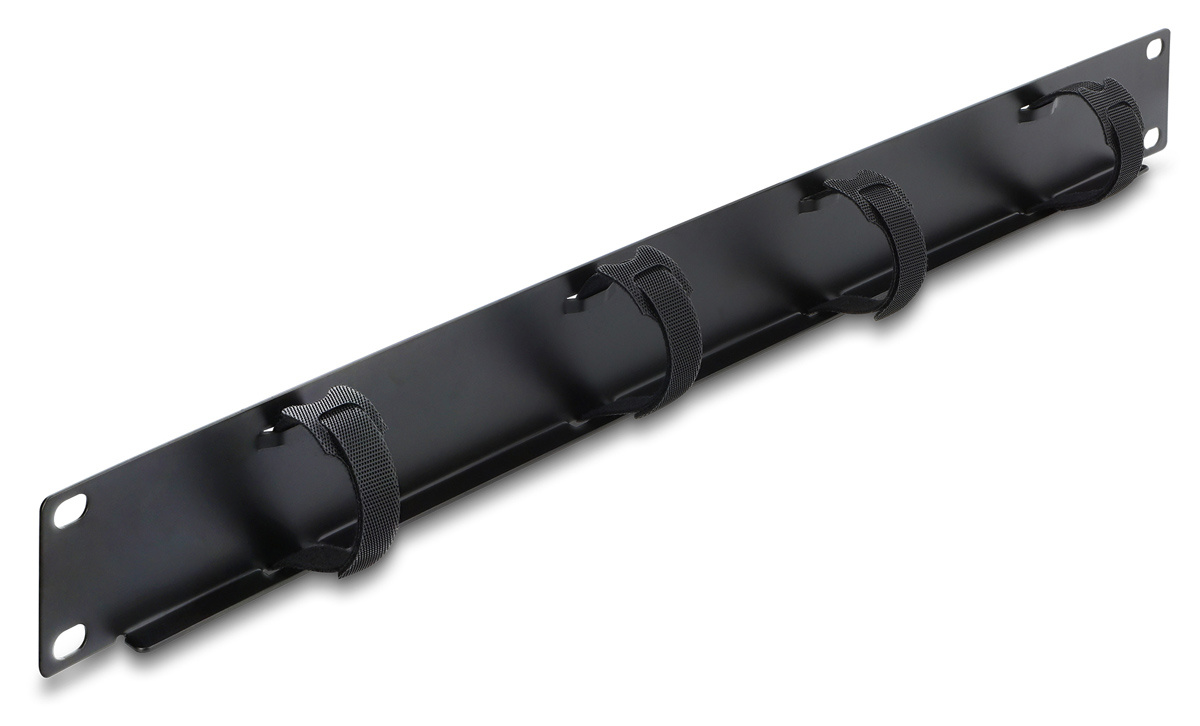 DELOCK cable management panel 91067 για rack 19", 1U, βάθος 44.2mm, μεταλλικό, μαύρο