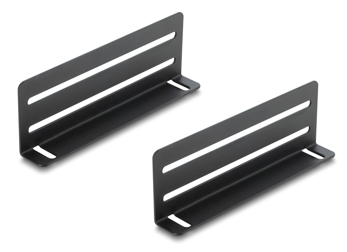 DELOCK ράφι για rack 19" 91069, 1U, βάθος 154mm, μαύρο - Image 4