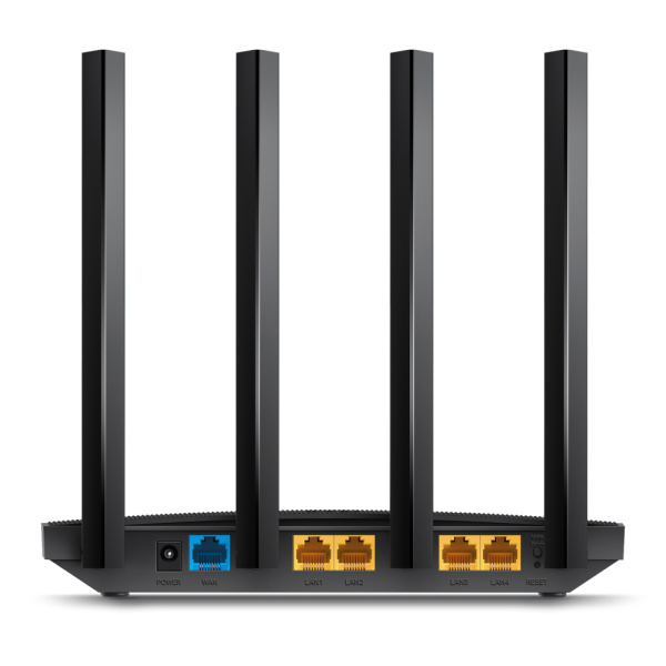 Alternative view of TP-LINK router Archer C6, Wi-Fi 1200Mbps AC1200, MU-MIMO, V6.0