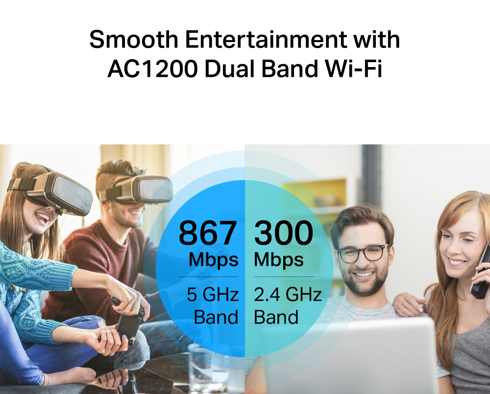 TP-LINK router Archer C6, Wi-Fi 1200Mbps AC1200, MU-MIMO, V6.0 - Image 3