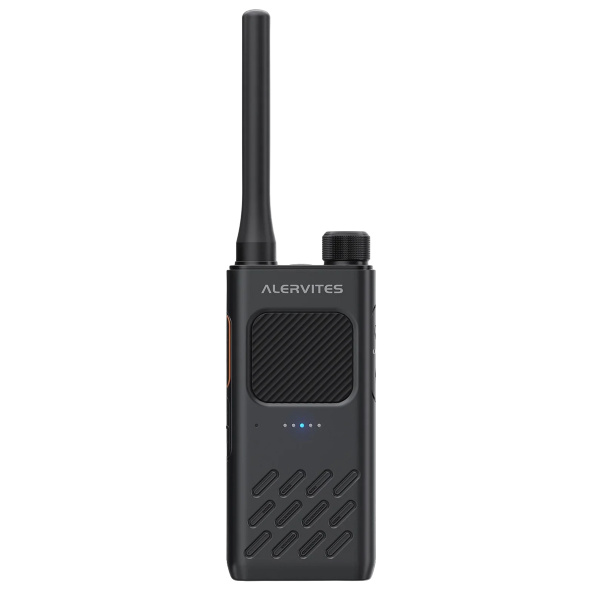 ALERVITES ασύρματος πομποδέκτης AT2, 2W, UHF 400-480MHz, Bluetooth, γκρι