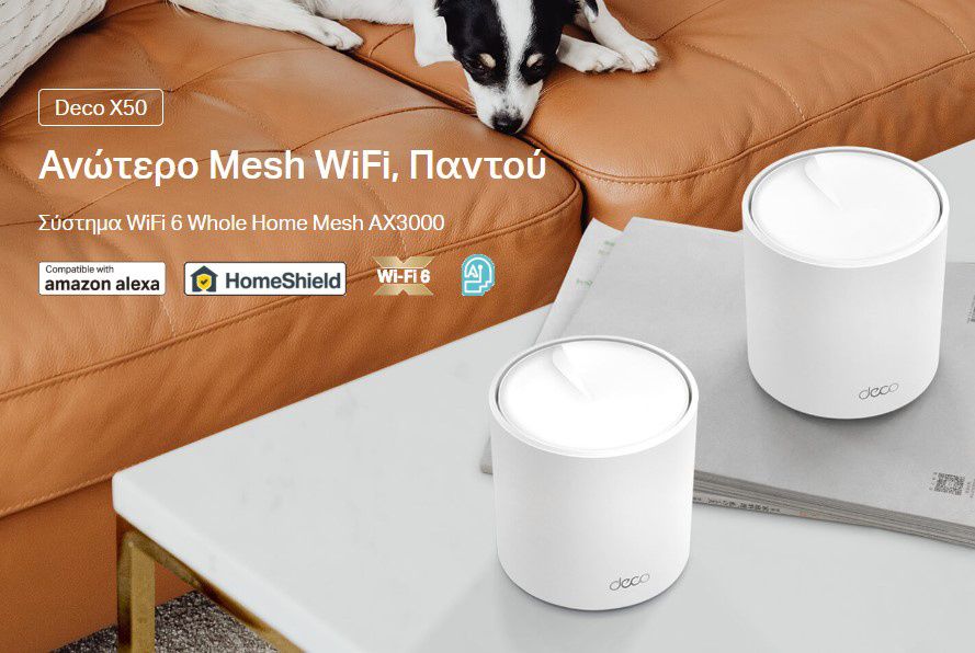 TP-LINK Home Mesh WiFi 6 System Deco X50, 3000Mbps AX3000, V1.0 - Image 2