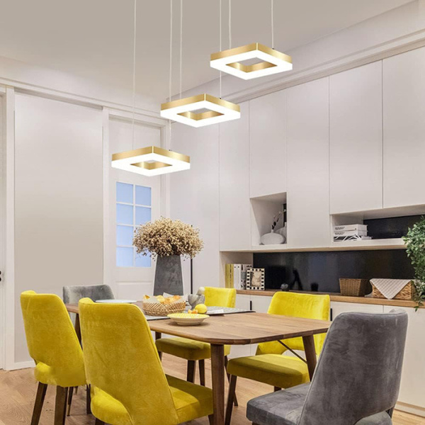 Alternative view of POWERTECH LED φωτιστικό οροφής HLL-0101, 35W, 4000K, 70x120cm, χρυσό