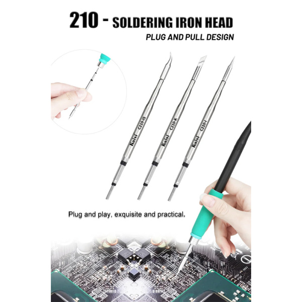 Alternative view of KAISI σετ soldering tip C210, τύπου I/IS/K, 3τμχ