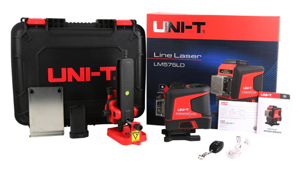 UNI-T γραμμικό αλφάδι laser LM575LD, με πράσινη δέσμη 12 ακτίνων 3D - Image 6