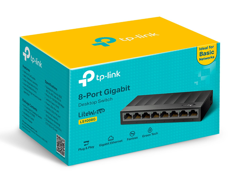 TP-LINK desktop switch LiteWave LS1008G, 8-port 10/100/1000Mbps, V4.40 - Image 5
