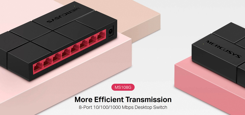 MERCUSYS Desktop Switch MS108G, 8x 10/100/1000 Mbps, V.2.40 - Image 4