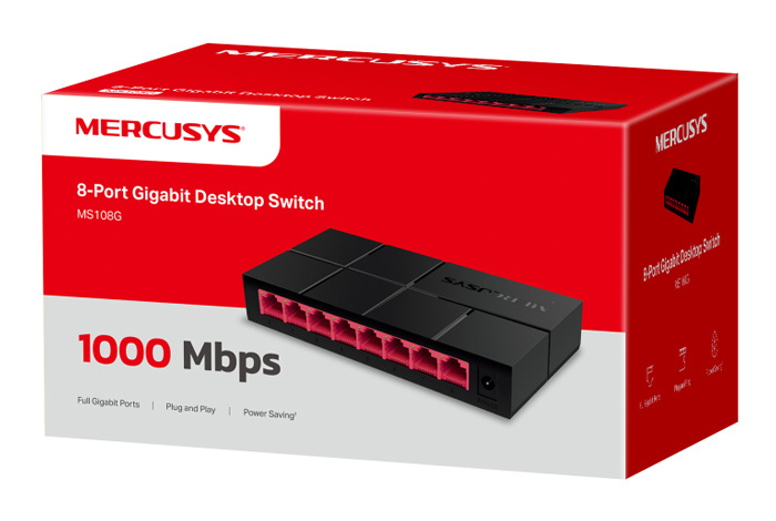 MERCUSYS Desktop Switch MS108G, 8x 10/100/1000 Mbps, V.2.40 - Image 8