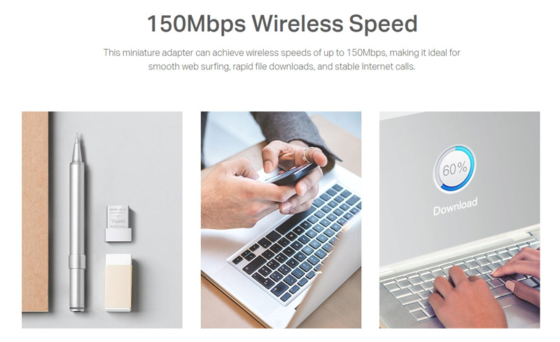 MERCUSYS ασύρματος USB αντάπτορας δικτύου MW150US, 150Mbps, Ver. 2 - Image 5
