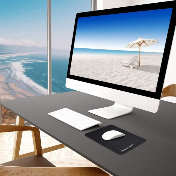 Alternative view of POWERTECH mouse pad PT-1292, 20x18cm, μαύρο