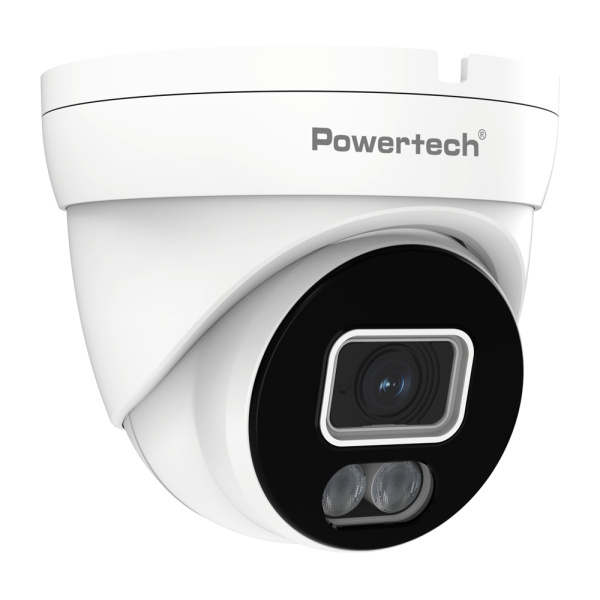 Alternative view of POWERTECH υβριδική κάμερα CCTV PT-1584 με μικρόφωνο & Full Color λειτουργία, 5MP, 2.8mm, IP67